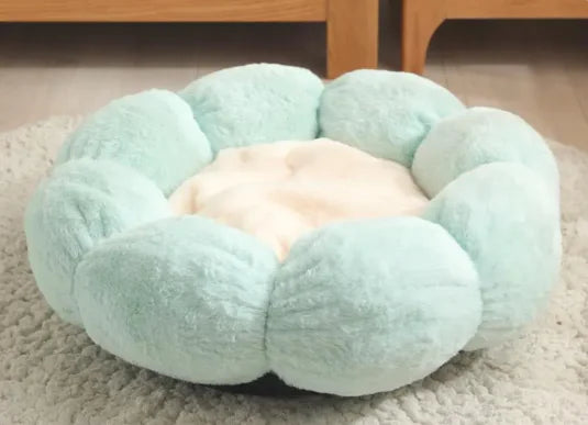 Plush Flower Pet Bed