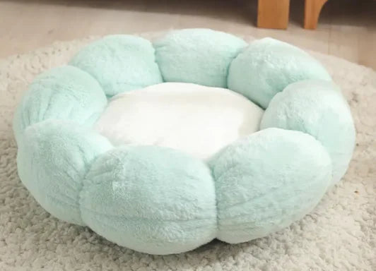 Plush Flower Pet Bed