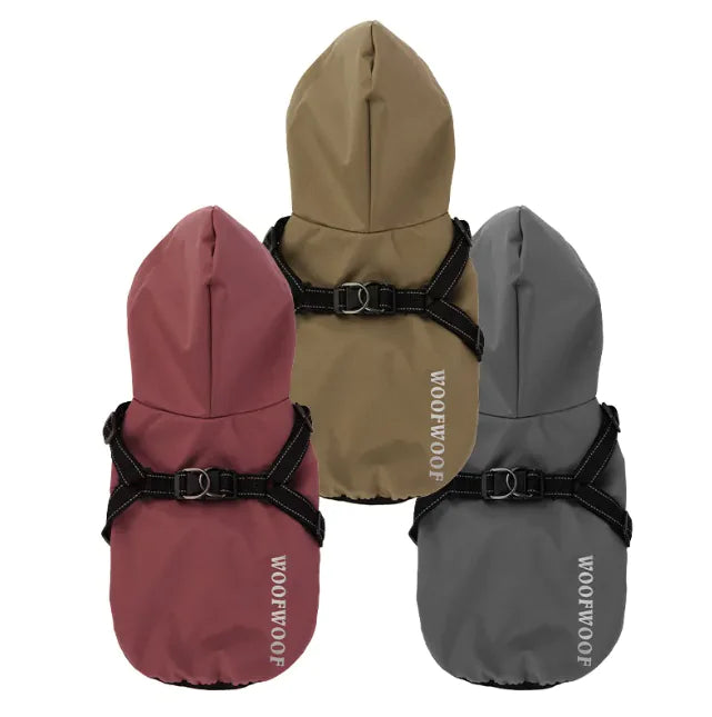 Four-Legged Dog Raincoat Poncho