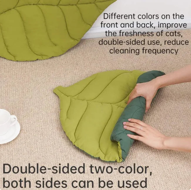 Dual-Sided Leaf Pet Mattress