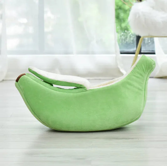 Plush Banana Pet Bed